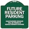 Signmission Unauthorized Vehicles Will Be Towed Heavy-Gauge Aluminum Architectural Sign, 18" x 18", GW-1818-9746 A-DES-GW-1818-9746 - alternate 1